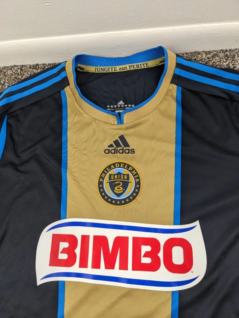 2011 2012 Philadelphia Union Jersey Adidas Home Blue Mens XL